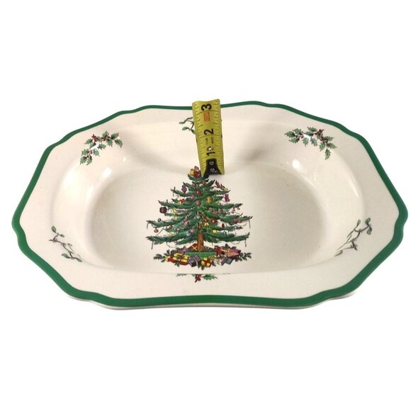 Vintage Spode Christmas Tree Oval 11.5" Dinnerware Vegetable Serving Dish Bowl - Picture 11 of 11